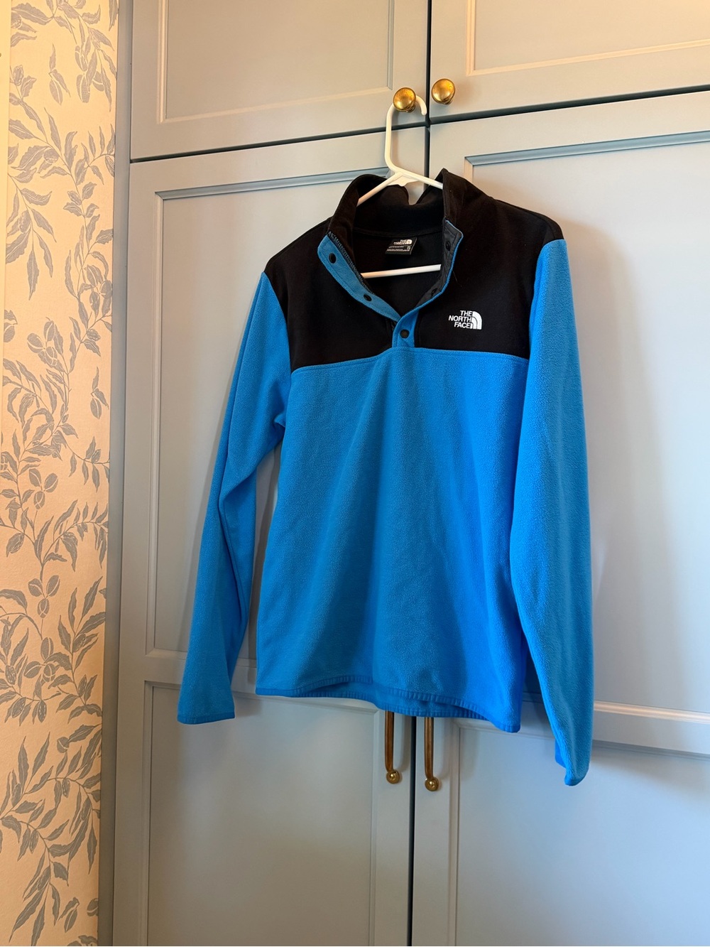 The North Face boys kids quarter snap fleece pullover sweatshirt